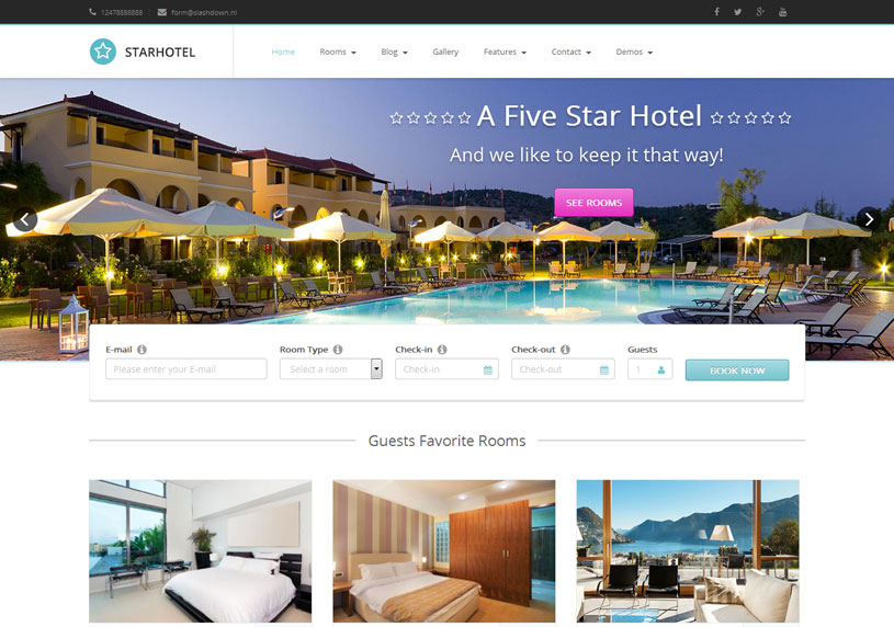 Website Travel dan Hotel